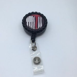 Firefighter badge reel